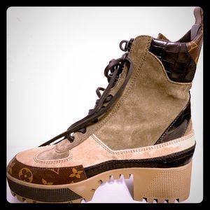 Louis Vuitton Desert Platform Boots size 37.5